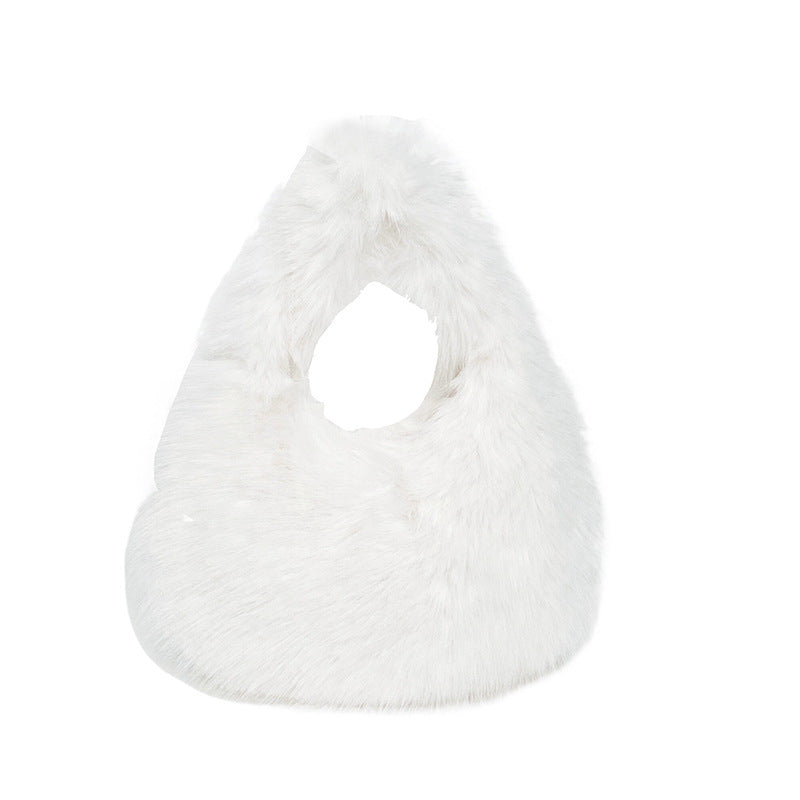 Versatile  Plush Tote  HandBag