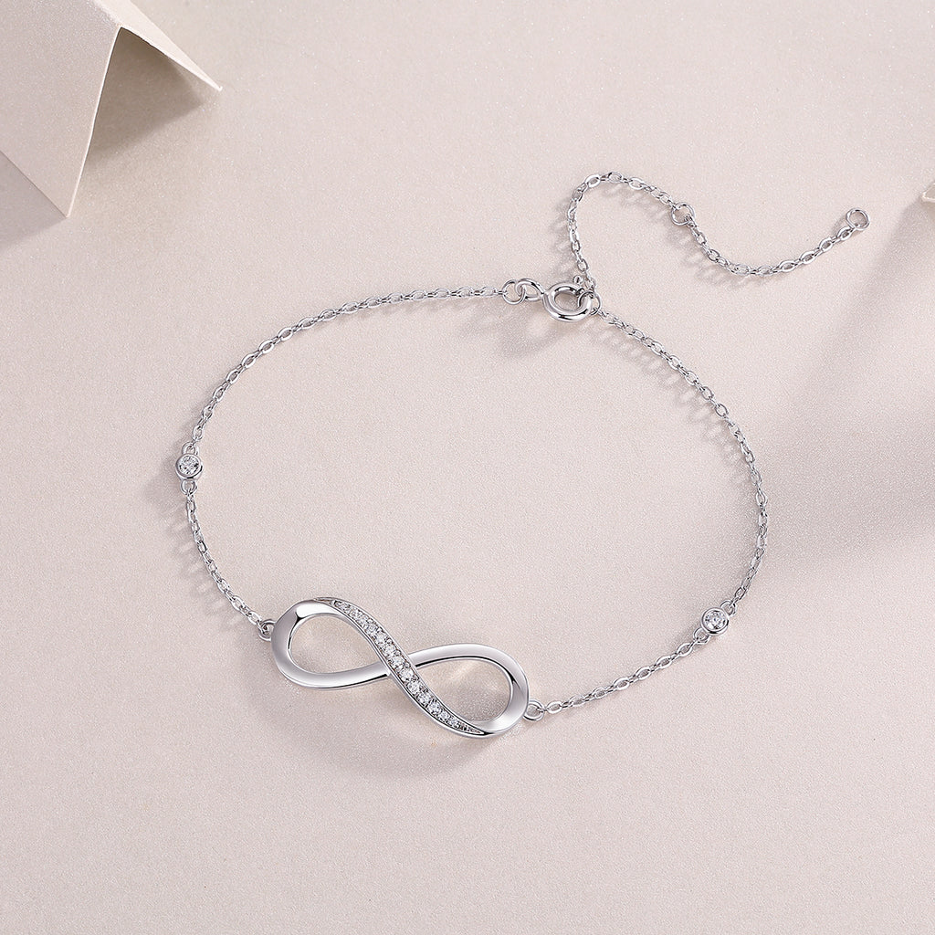 Eternal Infinity Silver Bracelet