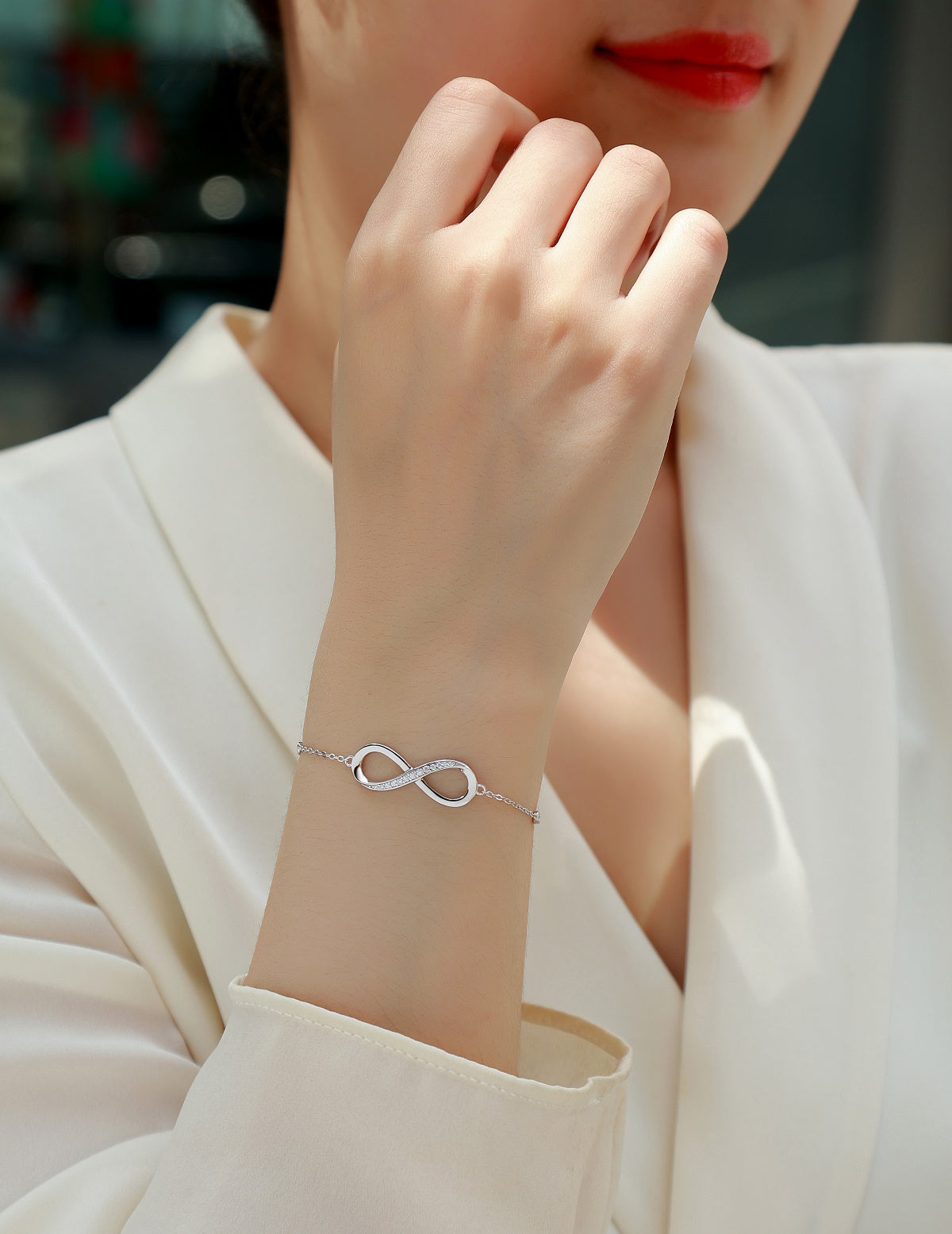Eternal Infinity Silver Bracelet