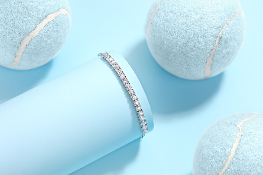 Moissanite Infinity Tennis Bracelet