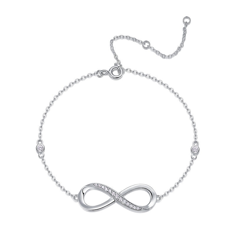 Eternal Infinity Silver Bracelet