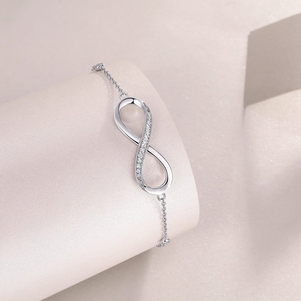 Eternal Infinity Silver Bracelet