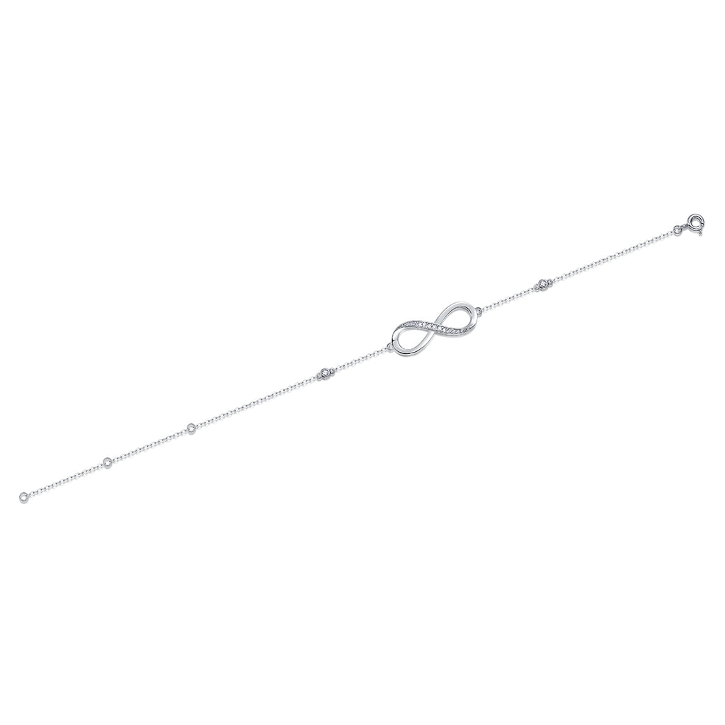 Eternal Infinity Silver Bracelet