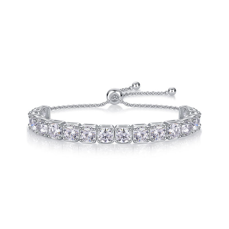 Moissanite Infinity Tennis Bracelet