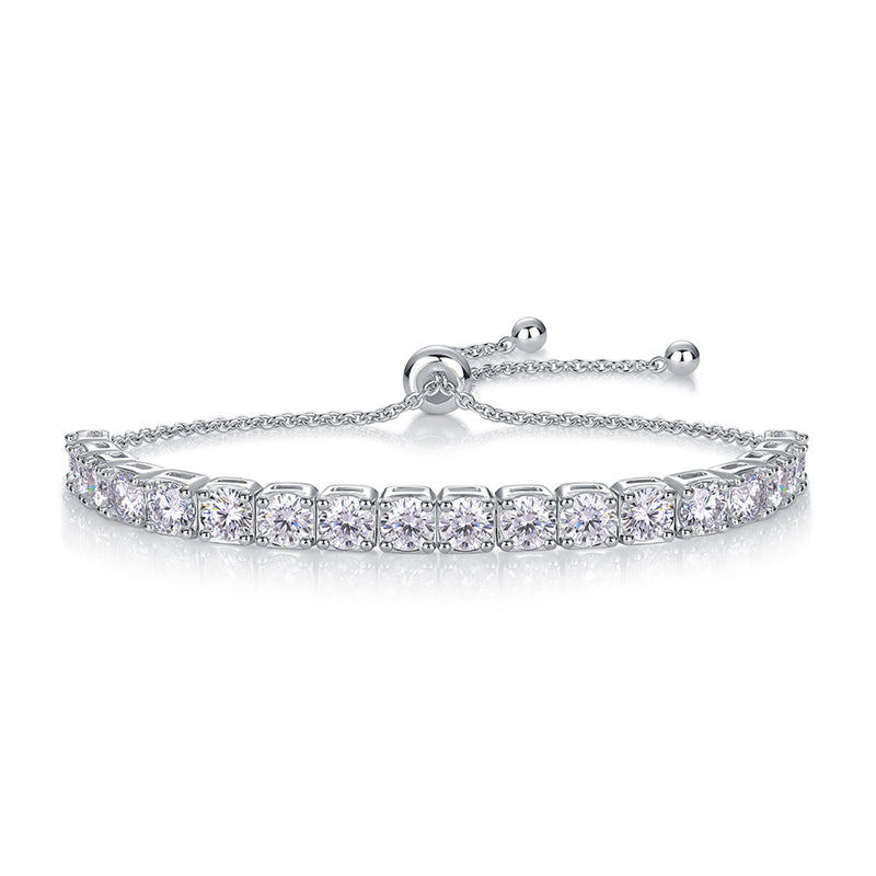 Moissanite Infinity Tennis Bracelet