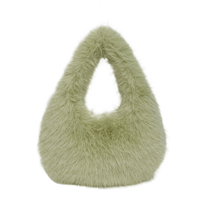 Versatile  Plush Tote  HandBag